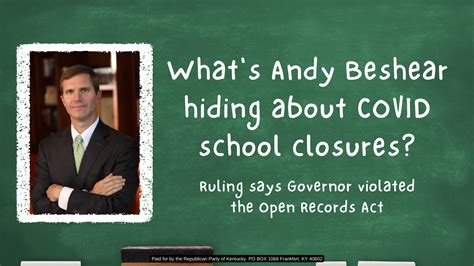 What is Andy Beshear hiding about COVID school closures? - Republican Party of Kentucky