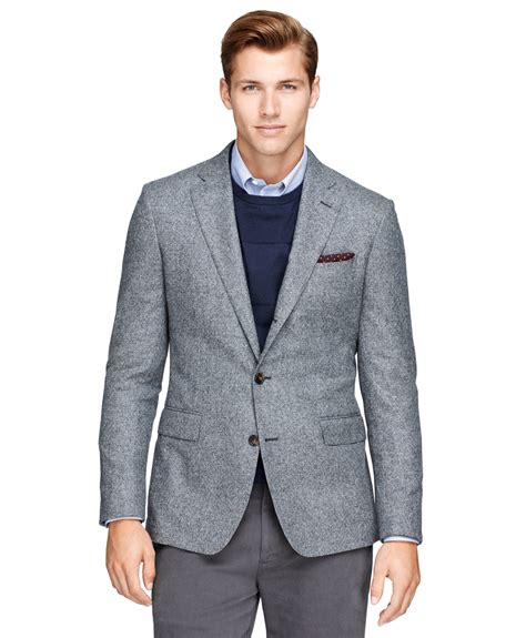 Brooks brothers Regent Fit Donegal Tweed Sport Coat in Gray for Men (Grey) | Lyst