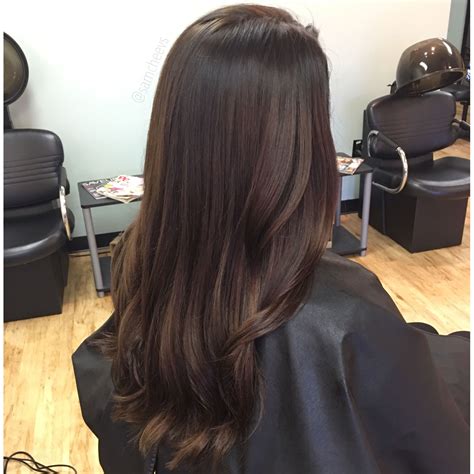 Caramel highlights for dark hair // dark espresso brown hair Brown Hair With Caramel Highlights ...