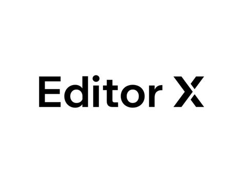 Editor X Logo PNG vector in SVG, PDF, AI, CDR format