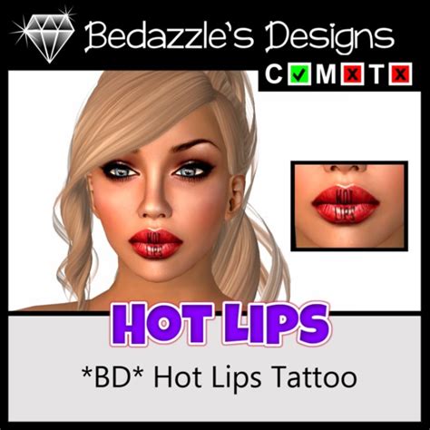 Second Life Marketplace - *BD* Hot Lips Tattoo