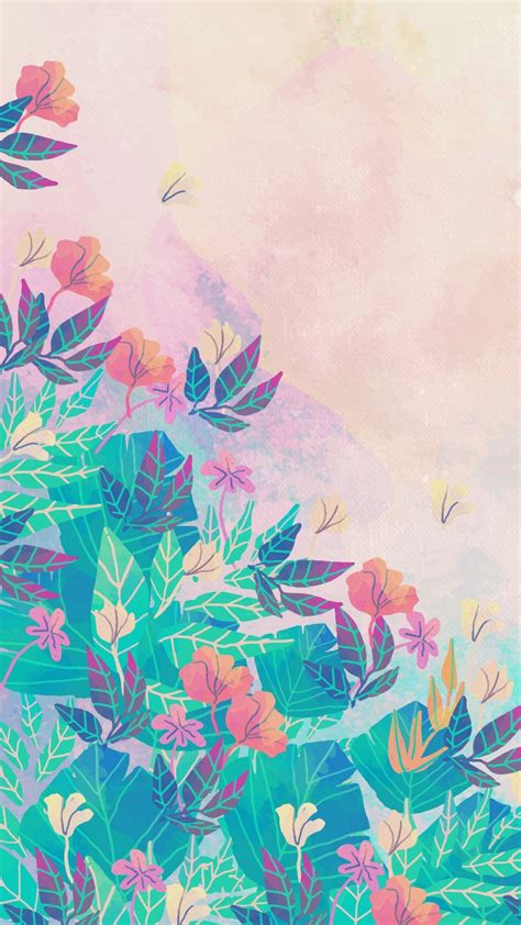 Watercolor Flowers Wallpapers - Wallpaper Cave
