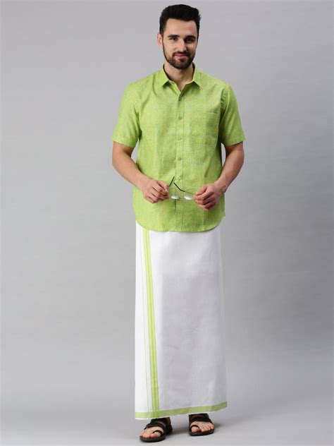 Buy Dhoti Shirt Set Online | Best Dhoti and Shirt Set Combo for Men ...