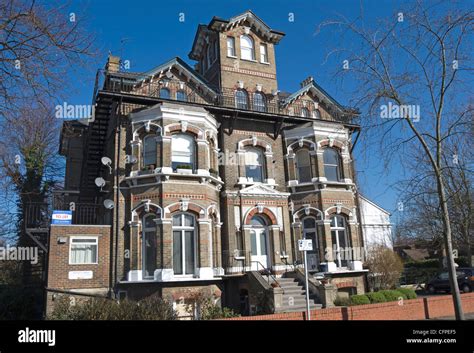 victorian gothic style house in east twickenham, middlesex, england Stock Photo: 44134921 - Alamy