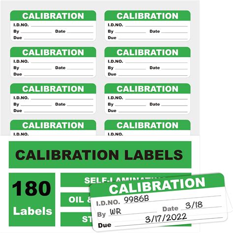 Calibration Sticker Machine at Megan Hankins blog