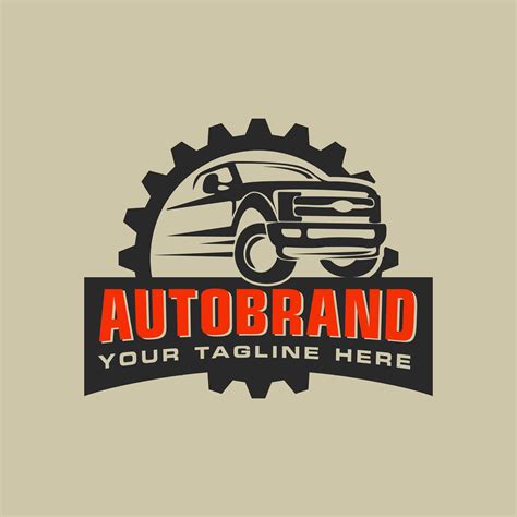 Auto repair service logo with badge, emblem, template 588236 Vector Art ...