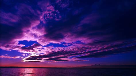 Purple Sky Wallpaper 4K