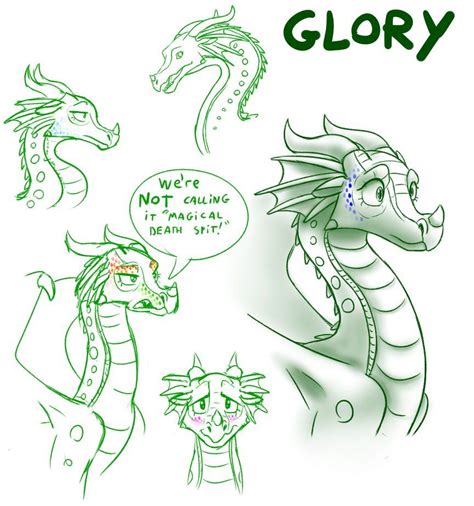 Sketches - Glory (WoF) by StarWarriors.deviantart.com on @DeviantArt Fire Drawing, Dragon ...