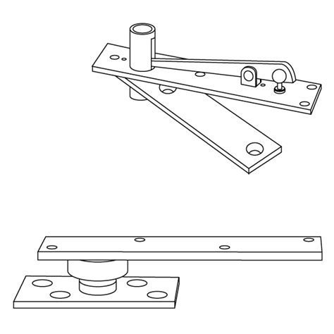 Rixson 370 Pivot Hinge for Commercial Doors