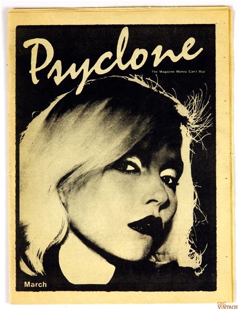 Blondie Cover Psyclone 1977 March Vintage Punk Magazine AOR 5.79 • Rock Vintage Collectibles ...