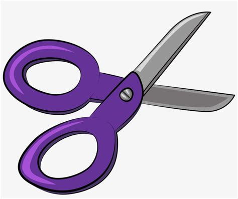 Purple Clipart Scissors - Scissor Clipart - 1280x1013 PNG Download - PNGkit