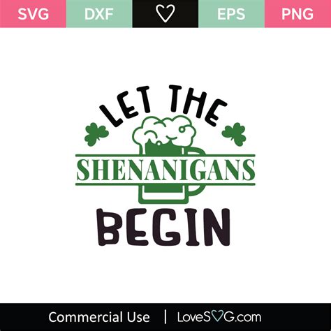 Let The Shenanigans Begin SVG Cut File - Lovesvg.com