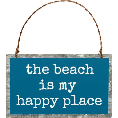 The Beach Is My Happy Place Ornament | Primitives By Kathy