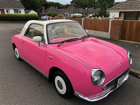 NISSAN FIGARO CONVERTIBLE REAR LITTLE CLASSIC AND VERY RARE IN PINK ...