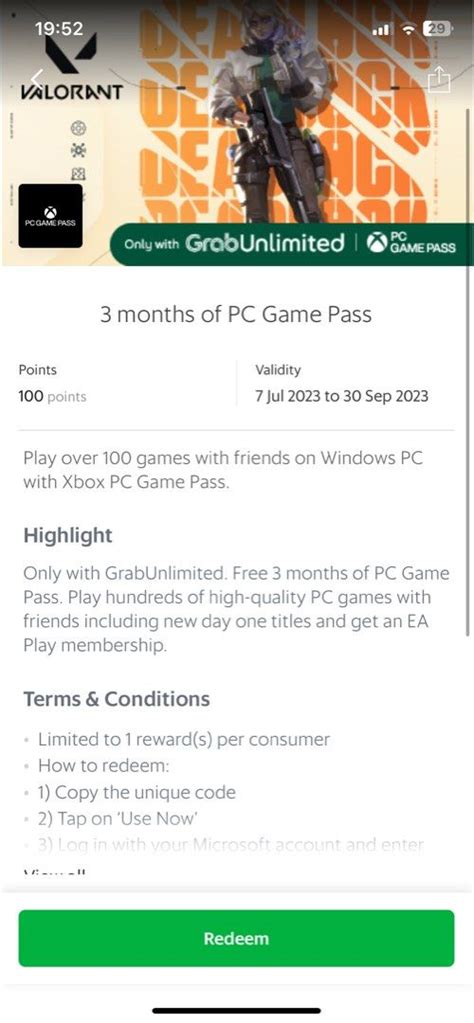 PC GAME PASS (3 MONTHS), Tickets & Vouchers, Vouchers on Carousell