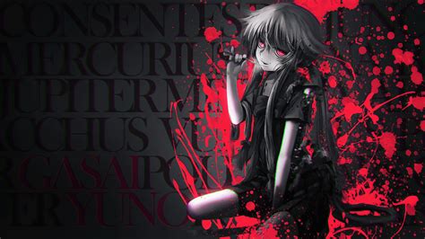 Ảnh Yandere background anime tuyệt đẹp và rùng rợn