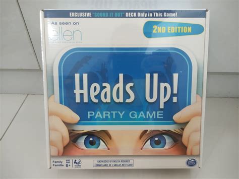 Heads Up! Board game, Hobbies & Toys, Toys & Games on Carousell