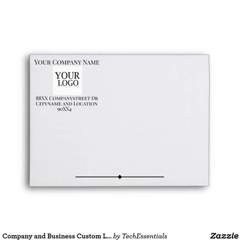 Company and Business Custom Logo Envelope | Zazzle.com | Custom logos, Custom printed envelopes ...