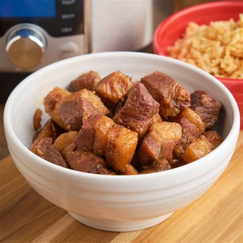 Instant Pot Red Braised Pork Belly - DadCooksDinner