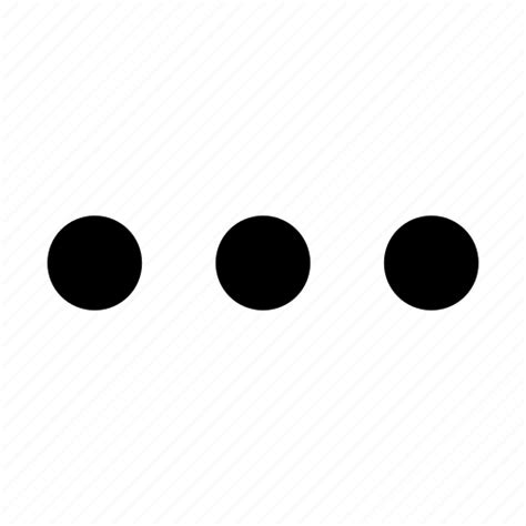 Ellipsis, interface, mark, more, punctuation, shapes, three dots icon - Download on Iconfinder