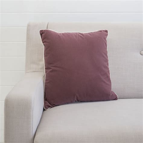 PLUM VELVET CUSHION Hire For Weddings & Events | Hampton Event Hire