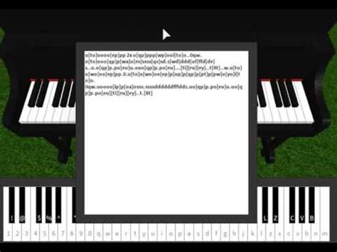 Hallelujah on Roblox Piano {sheet in desc} - YouTube