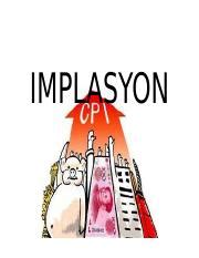 292580650-IMPLASYON-ppt.ppt - IMPLASYON IMPLASYO •TUMUTUKOY SA PATULOY NA PAGTAAS NG N PRESYO NG ...