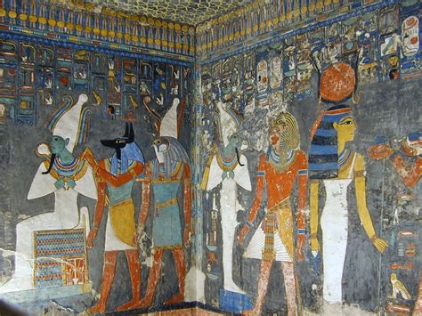 Wall Painting from the Tomb of Horemheb (Illustration) - World History ...