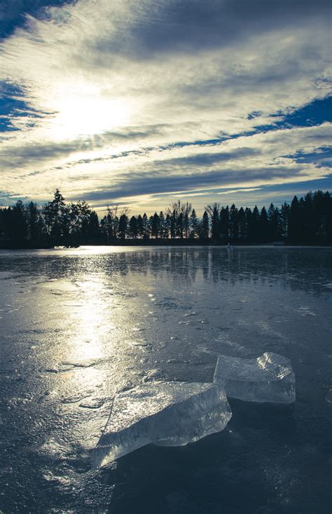 Frozen Lake on Behance