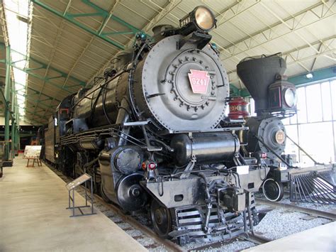 PRR steam locomotive 5741 at the Railroad Museum of Pennsylvania