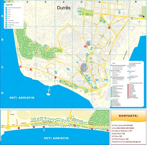 Durres city map - Albania by Zsédenyi Péter - Issuu