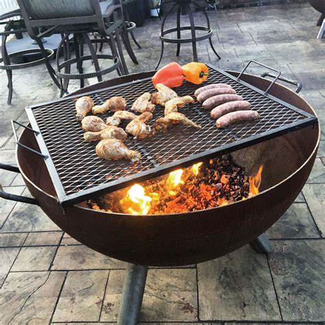 Fire Pit Cooking Grates | Searing Plate For Fire Pits