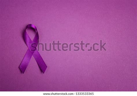 Purple Epilepsy Awareness Ribbon On Purple Stock Photo (Edit Now ...