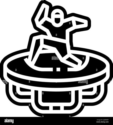 Amusement park trampoline icon Stock Vector Image & Art - Alamy