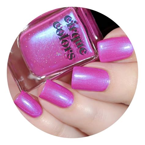 Jetsetter Magenta Pink Nail Polish Pink Shimmer | Etsy | Holographic nails, Pink nail polish ...