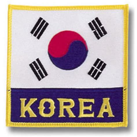 Korean Flag1 Patch