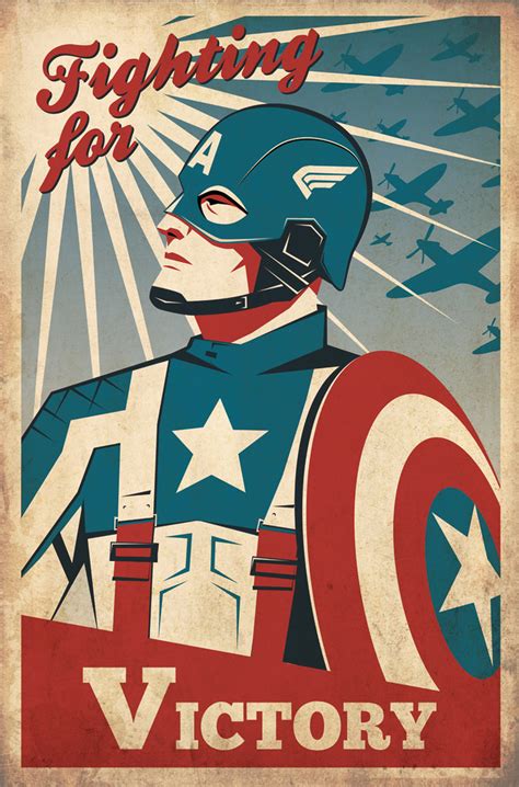 Fashion and Action: More Great Captain America Fan Art Posters