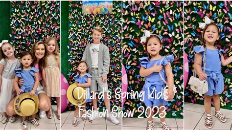 Spring Kids Fashion Show 2023 | Dillard’s | Runway Experience - YouTube