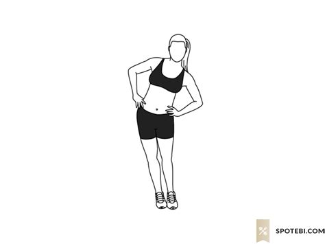 Hip Circles | Illustrated Exercise Guide | Workout guide, Workout ...