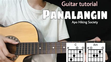 Panalangin - Apo Hiking Society (Guitar tutorial / Easy Chords with lyrics) - YouTube