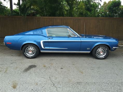 1968 Ford Mustang GT Fastback S code 390, with Matching Numbers - Classic Ford Mustang 1968 for sale