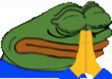 Prayge Pepe Pray Sticker - Prayge Pray Pepe Pray - Discover & Share GIFs | Praying emoji, Funny ...