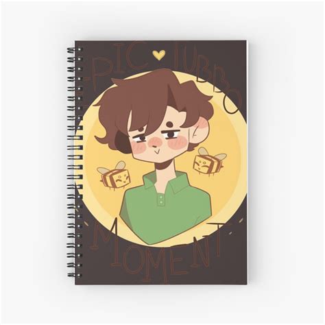 "Tubbo Merch Epic Tubbo Moment Fanart " Spiral Notebook for Sale by ...