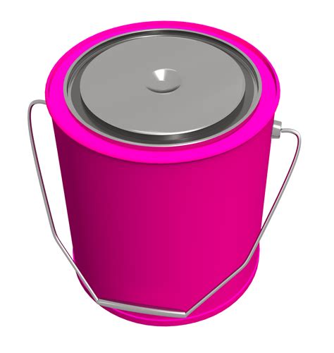 Pink Bucket PSD and Picture - Free Downloads and Add-ons for Photoshop