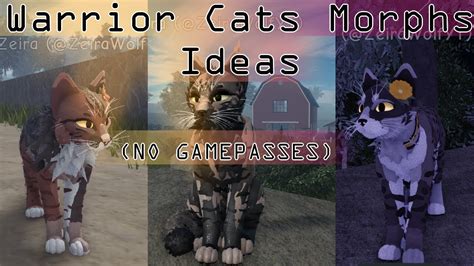 Warrior Cats Roblox Avatar Ideas