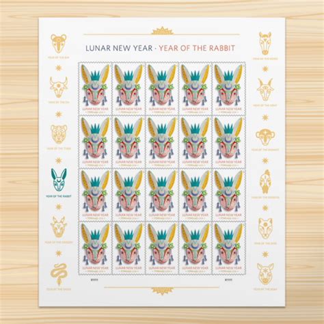 Lunar New Year: Year of the Rabbit Stamps | USPS.com