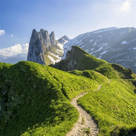 Appenzell Alps Wallpaper 4K, Switzerland, Mountain range