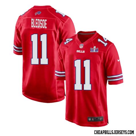 Ed Oliver No 91 Men Red Buffalo Bills Super Bowl LVIII Alternate Game Jersey - Replica - Buffalo ...