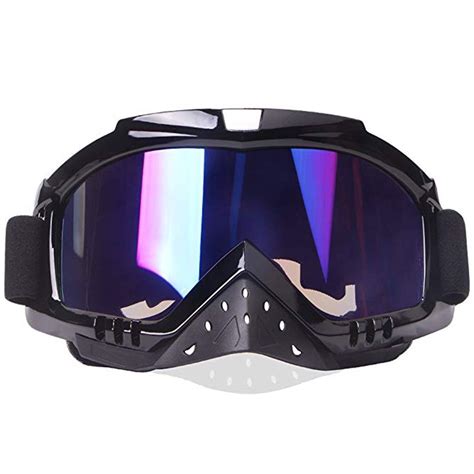 C.F.GOGGLE Motorcycle Goggles, Motocross Goggles Grip Helmet Windproof ...