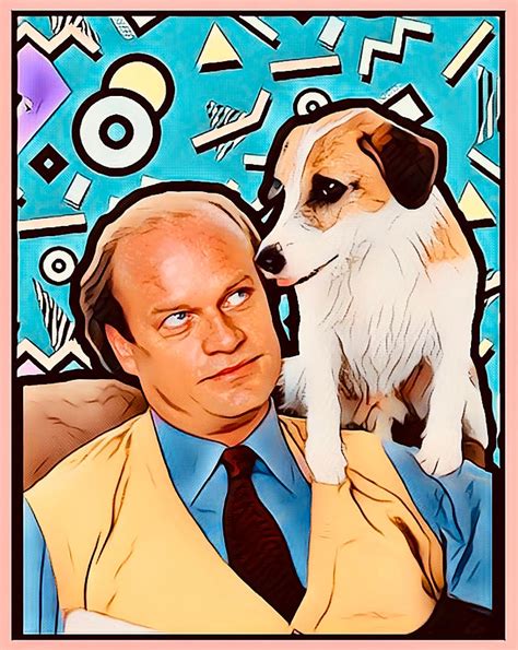 Frasier and Eddie Poster retro Painting by Evelyn Jackson | Fine Art ...